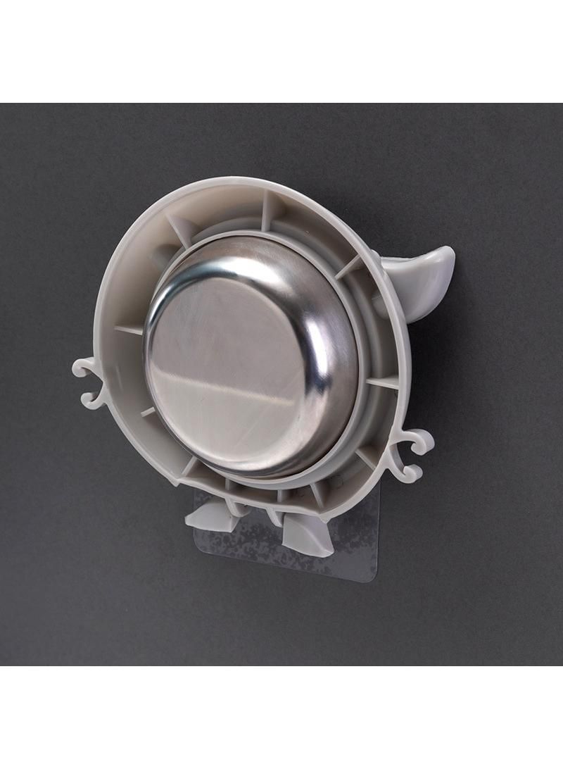 Wall-mounted Stainless Steel Non-perforated Household Toilet Bathroom Ashtray  - Image 2