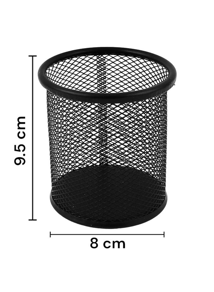Multifunction Desktop Circular Grid Iron Cylinder - 2 Pieces - Image 4