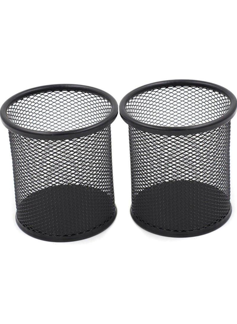 Multifunction Desktop Circular Grid Iron Cylinder - 2 Pieces - Image 1
