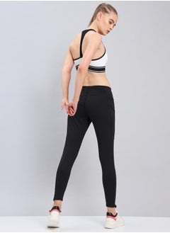 Technosport Logo Print Exposed Seam Leggings by Styli  - Image 3