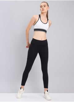 Technosport Logo Print Exposed Seam Leggings by Styli  - Image 2