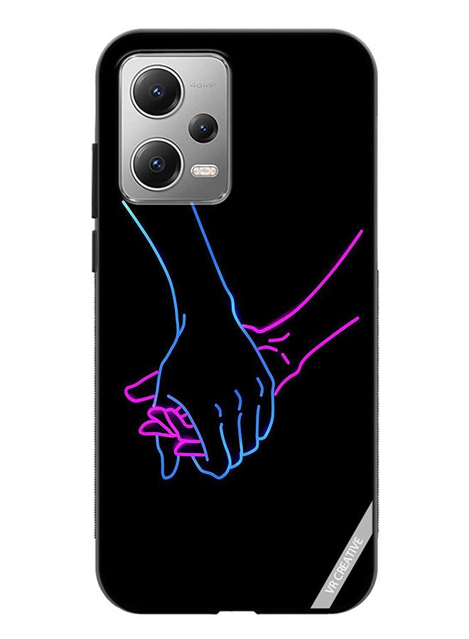VR CREATIVE Protective Case Cover For Xiaomi Redmi Note 12 Hands Design Multicolour - Image 1