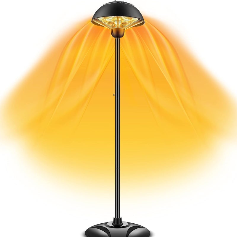 DONYER POWER Electric Garden Patio Heater Waterproof Outdoor&Indoor Free Standing 2000W - Image 1