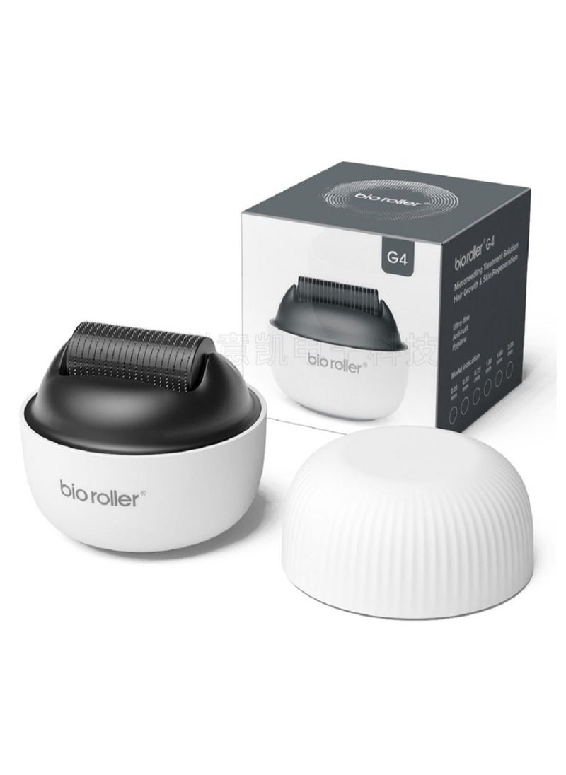 Bio Roller Bio Roller G4 with 1200 Pins Titanium Micro-Needle Roller to Shrink Pores, Brighten Skin Tone and to Promote Hair and Beard Growth (0.75mm)  - Image 1