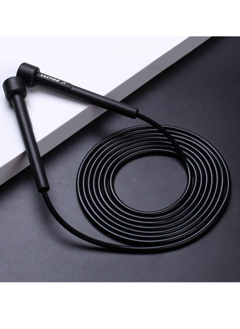 Vector X Skipping Rope | Free Size -Adjustable | Material -Nylon | For Cardio Workout | Warmup | Weight Loss | Training | Jump Rope for Exercise | Exercise Rope | Unisex  - Image 2