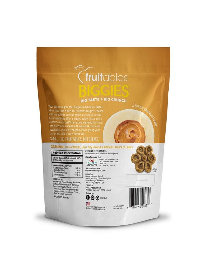 مكافآت الكلاب من Fruitables Biggies، عبوة متنوعة من 4 نكهات، 16 أونصة، 4 أكياس إجمالية - Image 2