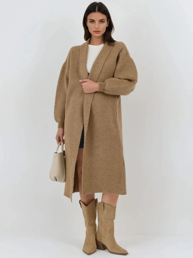 MY FASHION Long Fit Knitwear Cardigan