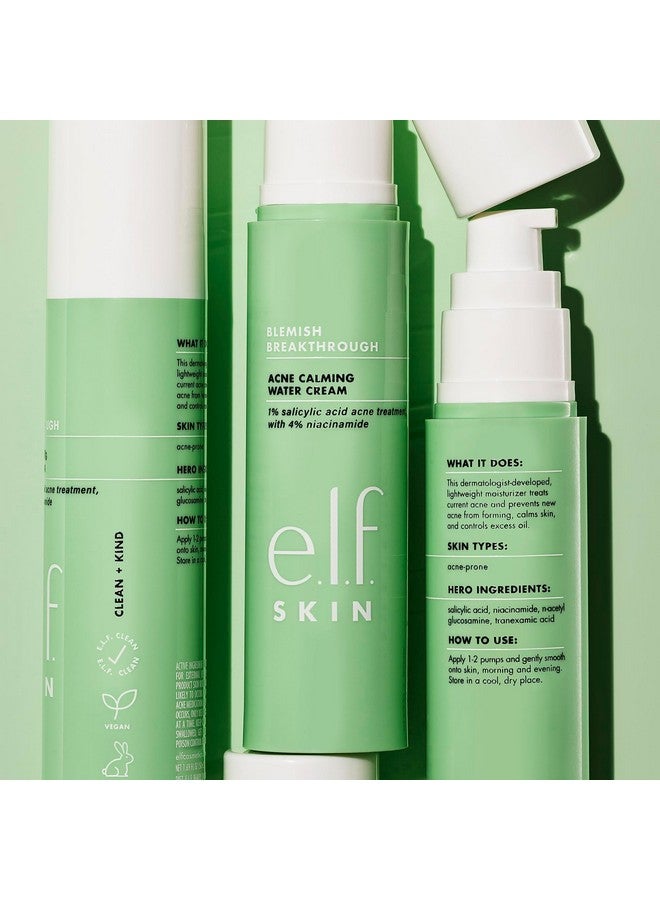 إلف كريم مائي مهدئ ومزيل للعيوب من إيلف سكين، مرطب خفيف الوزن للوجه لمكافحة العيوب، يمنع ظهور عيوب جديدة ويهدئ البشرة - Image 3