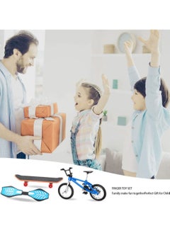 Daytoyz 18 Pieces Mini Finger Toys Set Hand Skateboard Finger Skateboards for Kids Fingerbikes Scooter Tiny Swing Board Finger Movement Party Favors  - Image 3