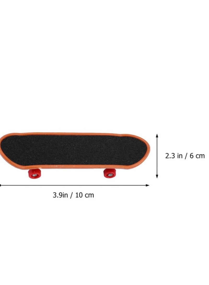 دايتويز مجموعة ألعاب أصابع صغيرة مكونة من 18 قطعة لوح تزلج يدوي وألواح تزلج للأطفال ودراجات أصابع وسكوتر ولوح أرجوحة صغير وحركة أصابع هدايا الحفلات - Image 5