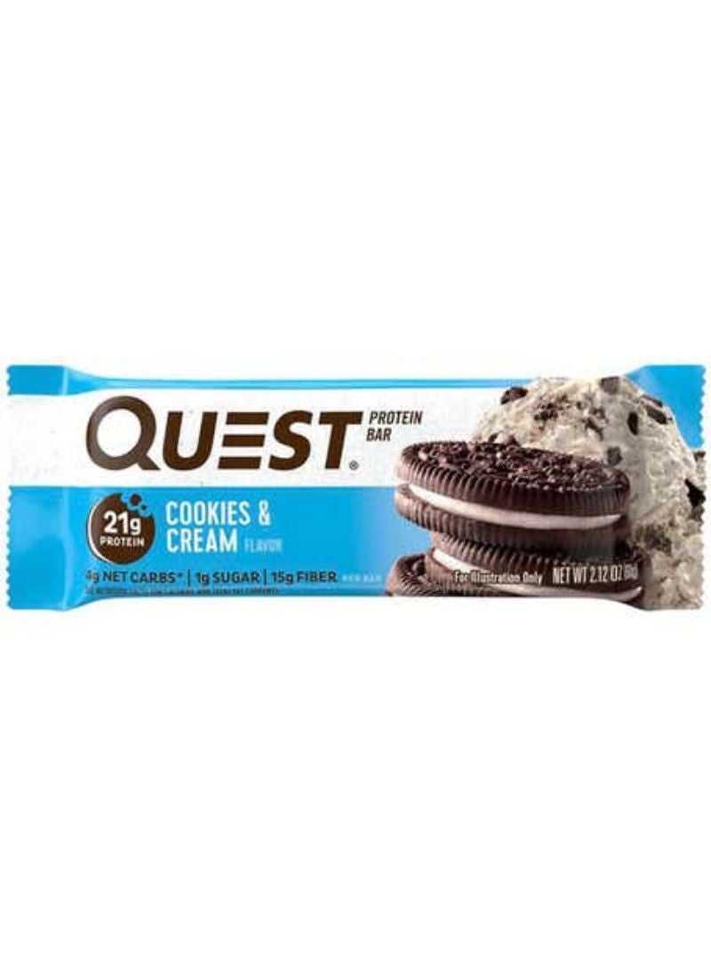 Quest Nutrition بار بروتين كويست نوتريشن بنكهة الكوكيز والكريمة 60غ
