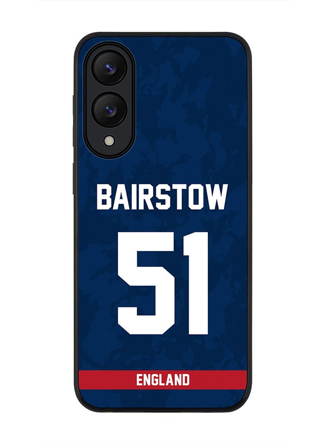 Stylizedd For Samsung Galaxy S25 Edge Case,Slim fit Camera Protection, Shockproof Thin Phone cover  - England Jonny Bairstow, Jersey No 51