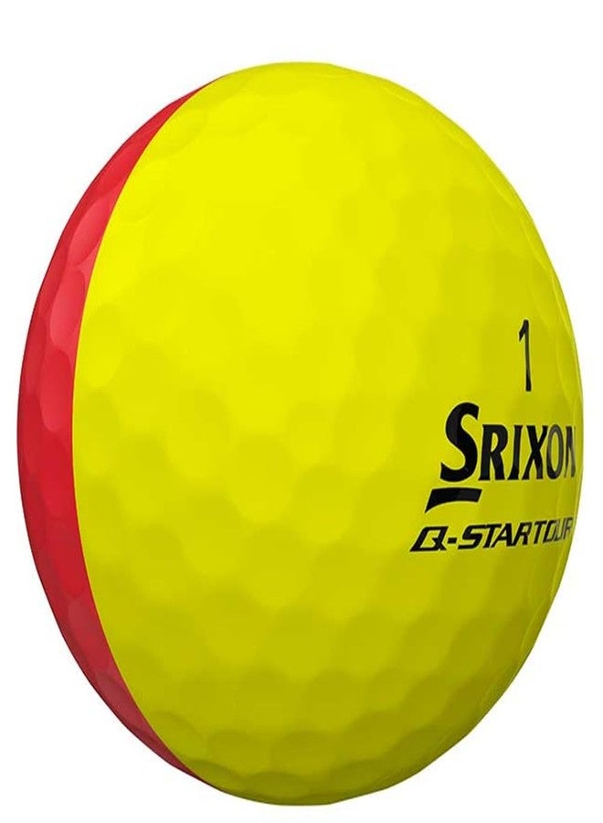Srixon Golf Q-Star Tour Divide Yellow/Red - Image 3