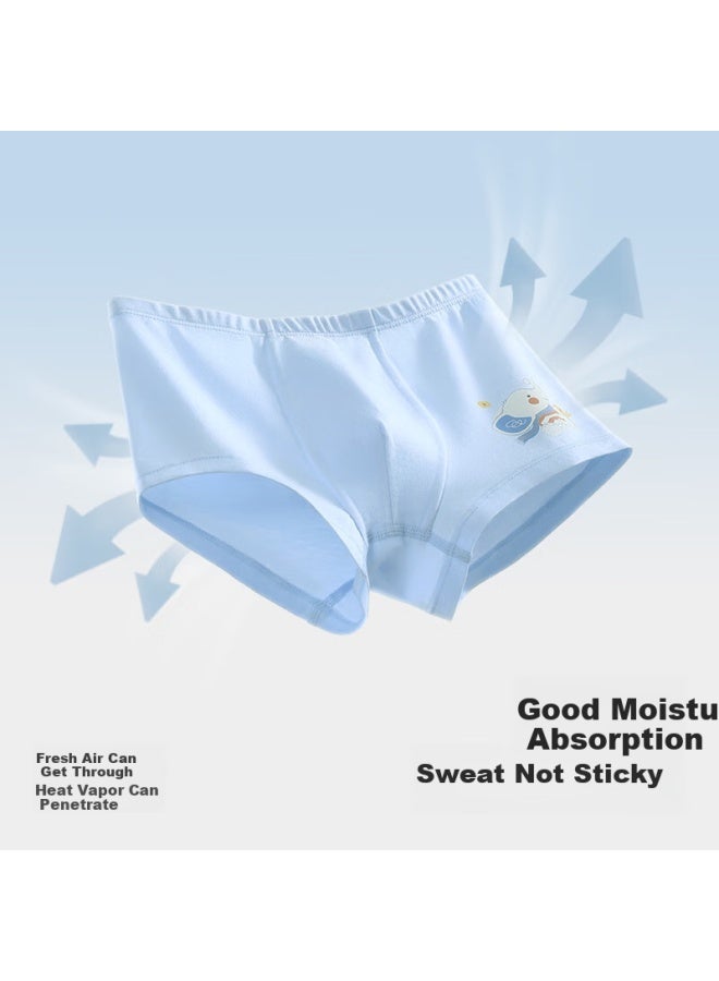 Beptides Beipes Children's Underwear Boys' Little Boys' Baby Underwear Youth Square Pants Antibacterial Breathable Non-clamping Butt  - Image 2