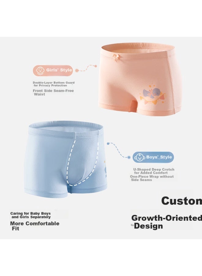 Beptides Beipes Children's Underwear Boys' Little Boys' Baby Underwear Youth Square Pants Antibacterial Breathable Non-clamping Butt  - Image 5