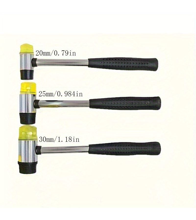 20mm Double Sided Soft Hammer with Rubber Heads for Repair and Jewelry Making - Image 4