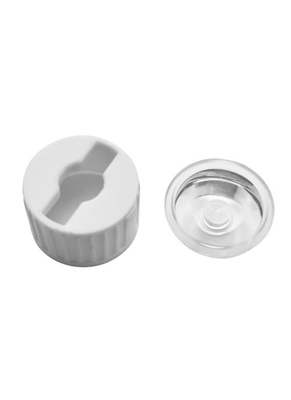 Wizzo Wizzo Pack of 5 Pieces LED Light Lens With White Holder for Science Projects DIY Hobby Kit Torch Flashlights Spotlights Vehicle Lights Multipurpose  - Image 3