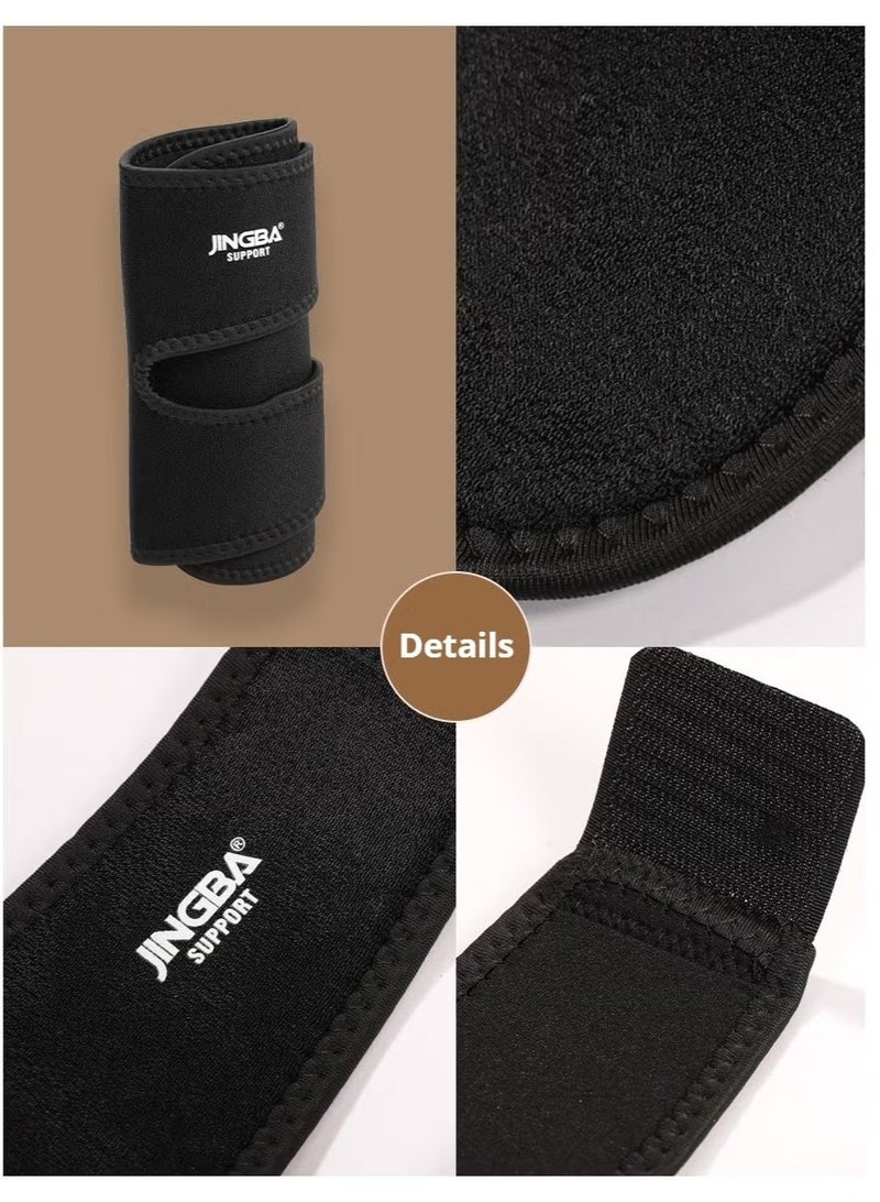 جينجبا سابورت دعامات الكوع الرياضية المسامية - معدات واقية مضادة للانزلاق للتنس في الهواء الطلق وكرة البيسبول والتدريب في صالة الألعاب الرياضية - Image 3