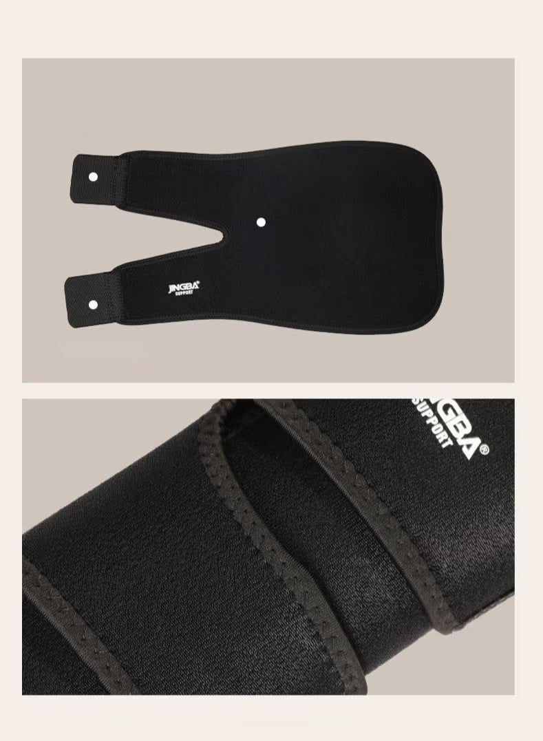 جينجبا سابورت دعامات الكوع الرياضية المسامية - معدات واقية مضادة للانزلاق للتنس في الهواء الطلق وكرة البيسبول والتدريب في صالة الألعاب الرياضية - Image 5