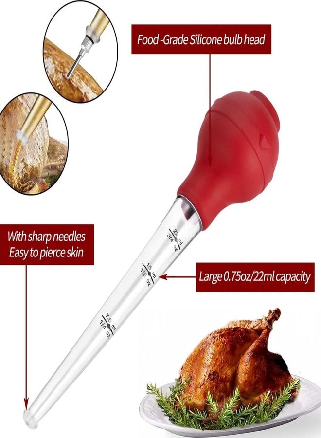 HSHQING Holiday Serving Platter Thanksgiving Turkey Serving Set - Large Ceramic Turkey Platter & Turkey Baster Injector - Perfect for Holiday Dinners - Image 3