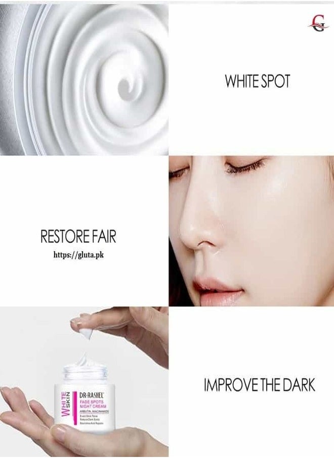 DR. RASHEL - Dr., Rashel Fade Spots Night Cream, Whitening Fade Dark Spot Cleanser and Day Cream Skin Whitening Cream - Image 1