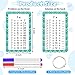 Geyee 51 Pcs Multiplication Flashcards with Dry Erase Markers and Rings Math Educational Multiplication Flashcards Timetable Charts for 1st to 3rd Grades Fun Learning with Math Game - Image 4