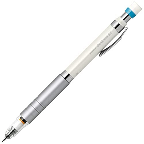 Zebra Technologies Zebra Mechanical Pencil Delguard Type Lx 0.5mm, White Body (P-MA86-W) - Image 1