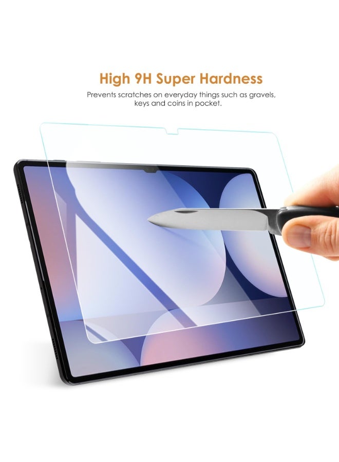Screen Protector Compatible with Samsung Galaxy Tab S10 Ultra/ S9 Ultra/ S8 Ultra 14.6", HD Clarity 9 Hardness Tempered Glass Replacement for SM-X920/SM-X910/SM-X900/SM-X906 14.6 inch Screen Protector Protective Film  - Image 5
