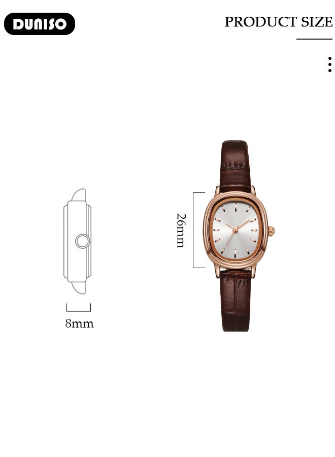 DUNISO Women's watches, quartz women's watches, water-resistant women's wristwatches, high-end women's watches, women's watches with elegant style - Image 5