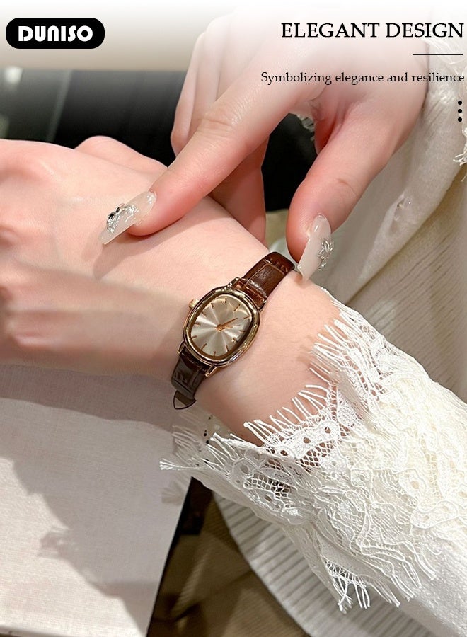 DUNISO Women's watches, quartz women's watches, water-resistant women's wristwatches, high-end women's watches, women's watches with elegant style - Image 4