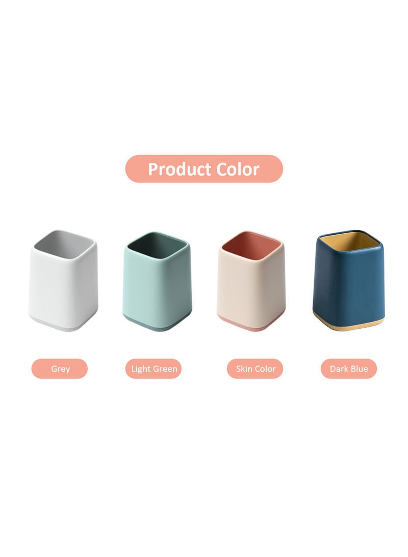 NIBEMINENT Pen/Pencil Holder Storage Desktop Organizer Light green 11*8.3*8.3cm - Image 2