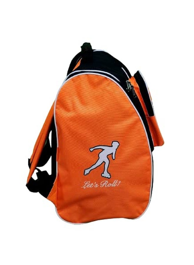 GLS Nylon Skating Kit Bag SB-2000 (Orange) - Image 4