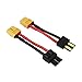 OliYin 3pcs Compatible with TRX Male to XT60 Female Connector Adapter Cable 14awg 196in RC Charger LiPoPack of 3 - Image 4