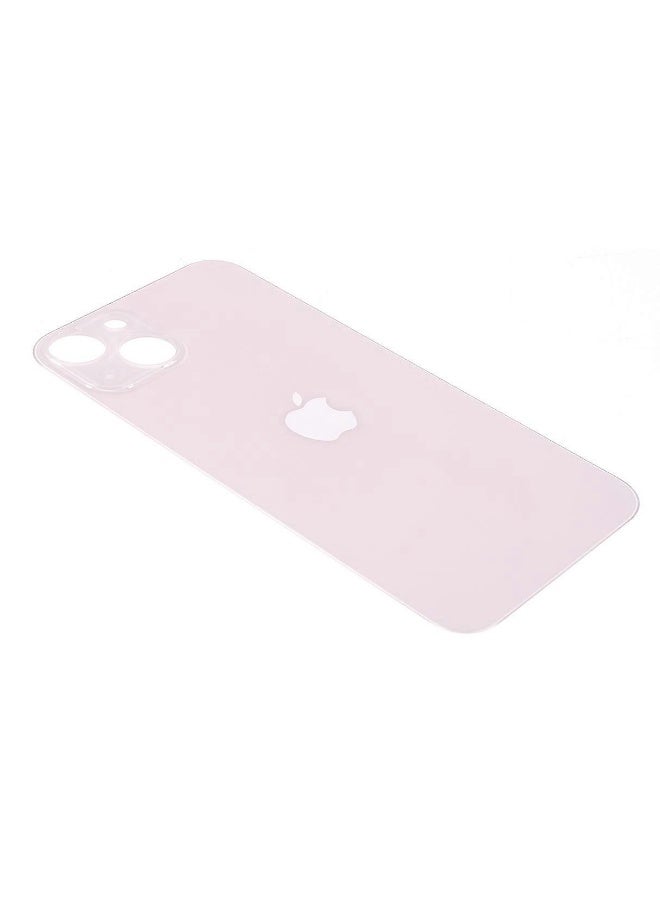 erorex Replacement Battery Back Glass Cover for iPhone 13 6.1-inch - Pink - Image 2