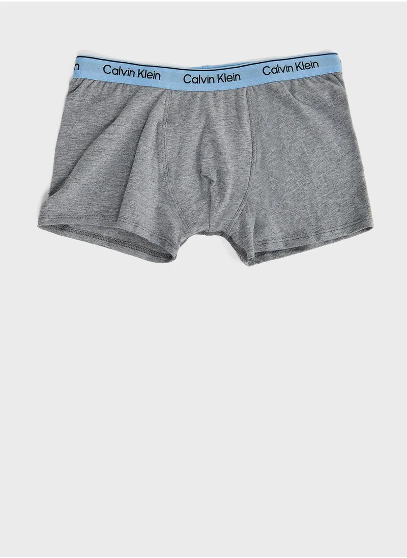 CALVIN KLEIN Kids 2 Pack Assorted Trunks