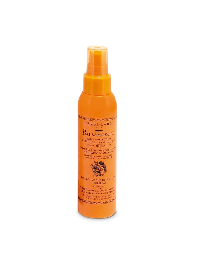 L'Erbolario LErbolario BalsamoSole Hair Spray 42 oz  Protective and Detangling Hairspray  With Almond Oil Extracts  LeaveIn Hairspray  CrueltyFree 
