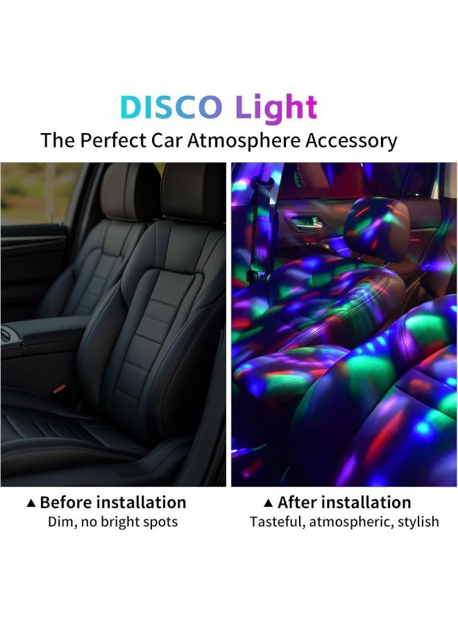 Portable Disco Ball LED Interior Atmosphere Lights for Car Camping Party - Image 5