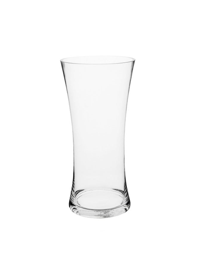 Gulf Flowers Glass Vase  Clear glass vase with a classic design, suitable for any decor style 