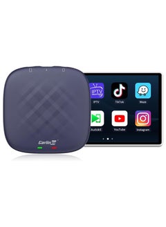 Carlinkit Android 13 CarPlay Ai Box, 6GB+64GB, Ultra Series with Powerful Qualcomm Octa-core, Comes with Android Auto CarPlay & Google Play, Only for Factory Wired CarPlay Cars.