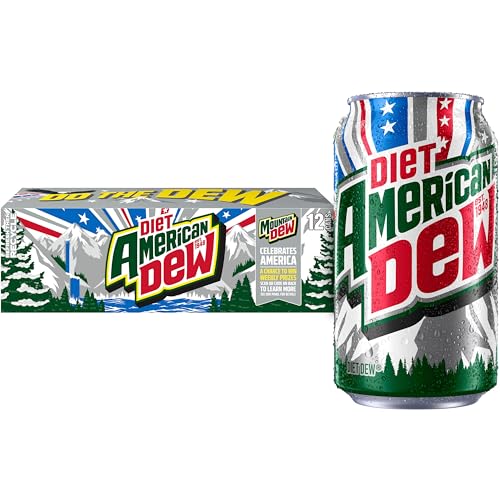 Mountain Dew Diet Mountain Dew Soda 12 Fl Oz Cans Pack of 12 - Image 1