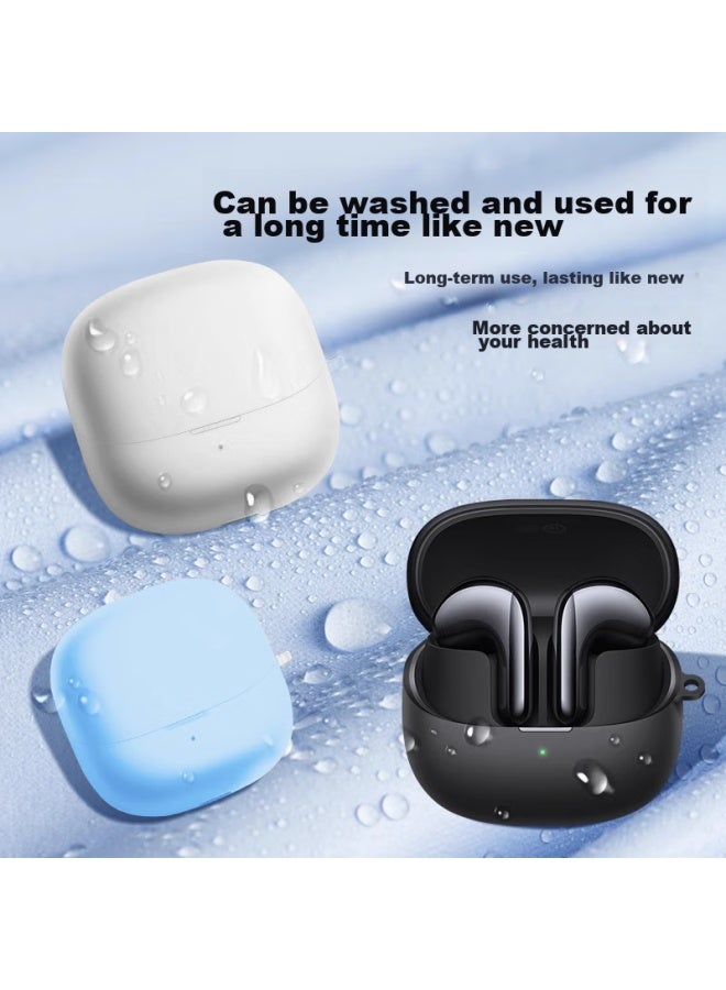 Australian Wave Aolang Protective Case For Xiaomi Buds 5, Full Coverage Shockproof Charging Case For Xiaomi Buds 5 True Wireless Noise-Cancelling Earphones, Silicone Soft Shell Accessory, Business Gray - Image 5