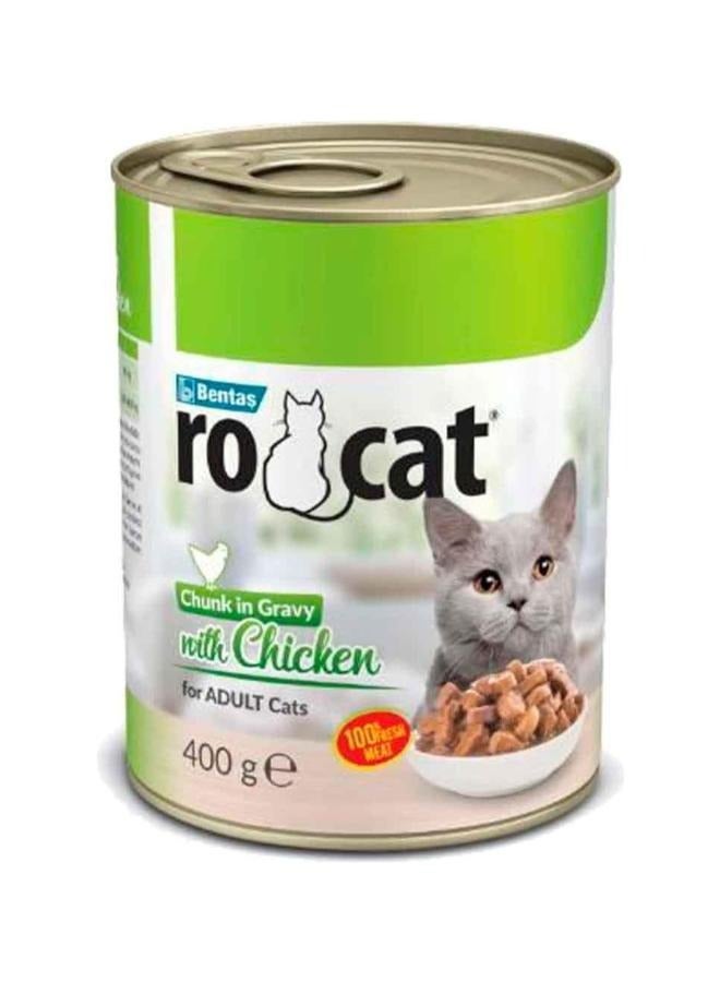 RO Cat Chunk in Gravy with Chicken for Adult Cats 400gm