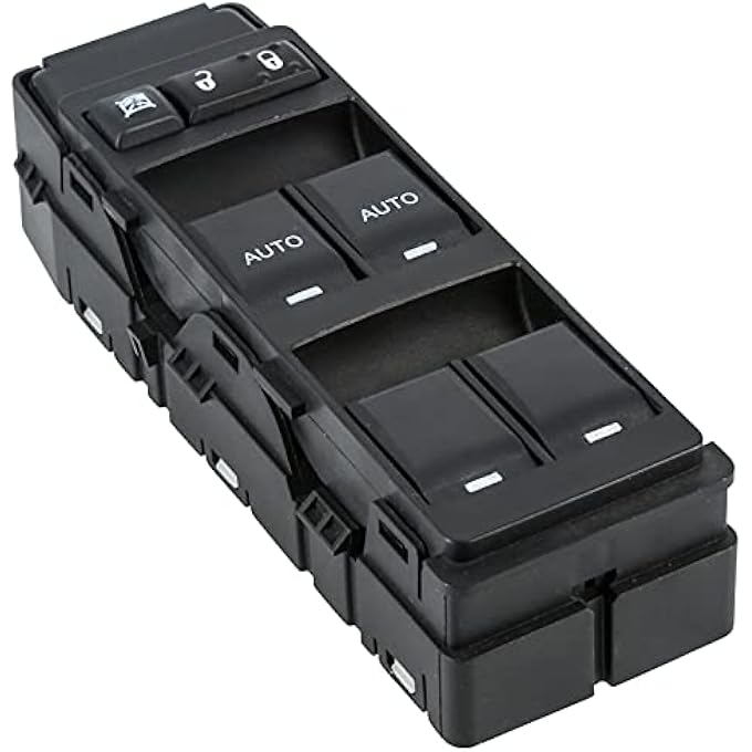 MOJTBE Power Window Switch Master Control Driver Side Front Left For 20062010 Chrysler 300 20112014 Chrysler 200 20072009 Chrysler Aspen 20062010 Dodge Charger 20062010 Jeep CommanderGrand Cherokee - Image 2