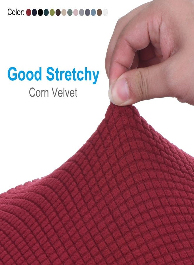 باتيكيل غطاء كرسي بار دائري من باتيكيل مقاس 11 بوصة، غطاء كرسي مطاطي قابل للغسل مناسب للكراسي بقطر 11-13 بوصة، لون وردي فاتح - Image 5