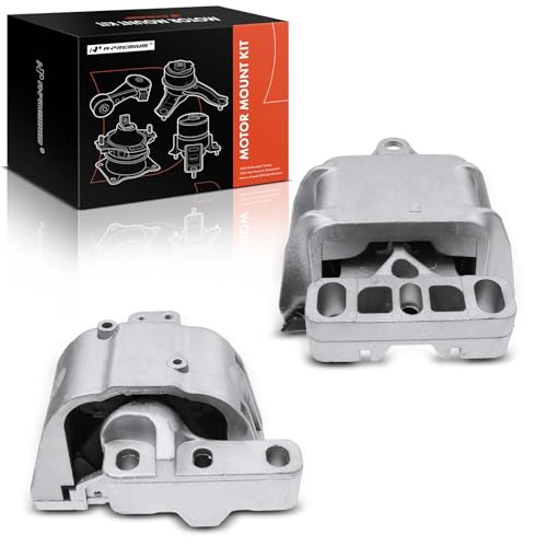 A-Premium 2PCS Engine Motor Mount and Transmission Mount Set Compatible with Volkswagen Jetta 1999-2005, Golf 1999-2006, Beetle 1998-2005, 1.8L 1.9L 2.0L, Replace# 1J0199262BF, 1J0199555AH - Image 1