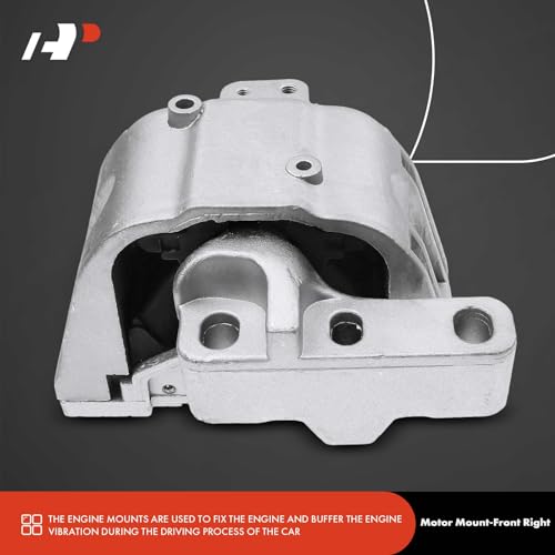 A-Premium 2PCS Engine Motor Mount and Transmission Mount Set Compatible with Volkswagen Jetta 1999-2005, Golf 1999-2006, Beetle 1998-2005, 1.8L 1.9L 2.0L, Replace# 1J0199262BF, 1J0199555AH - Image 5