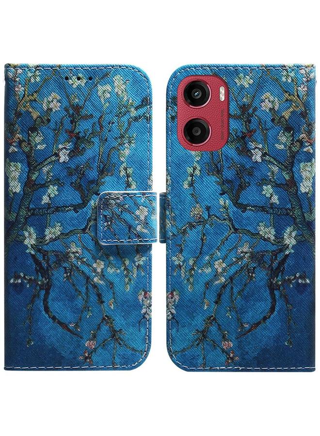 S-TOP Case For Motorola Moto G05 / E15 Coloured Drawing Flip Leather Phone Case - Image 1