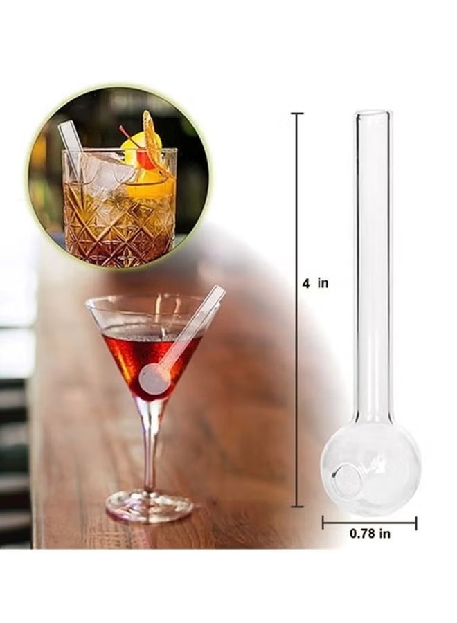 8 Pcs Shatter Resistant Straws and 1 Cleaning Brush Set - 4 Inch Short Reusable Drinking Straws with Cleaning Brush, Dishwasher Safe for Coffee, Smoothies & Juice - Image 3