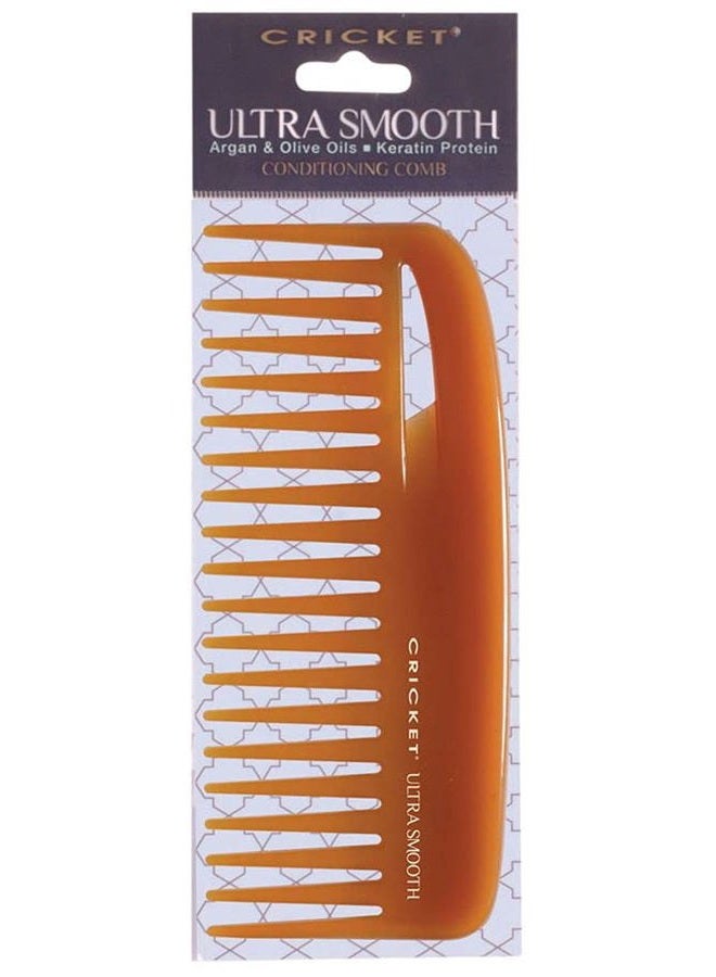 Cricket Ultra Smooth Hair Conditioning Rake Comb with Wide-Tooth Comb Design - Hair Comb Made with Argan Oil, Olive Oil, and Keratin - Ideal for Knot, Curly, Thick, and Frizzy Hair - Image 5