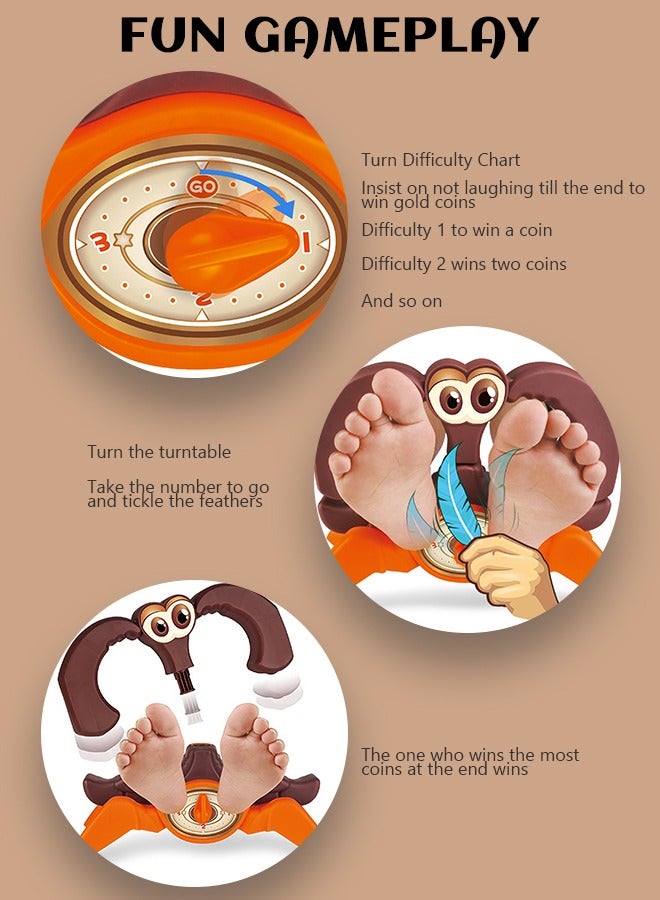 GROIC Crab Tickle Me Feet Family Game Party Favors Supplies Children's Pirate Tickling Game for Adults Teens & Kids 2-4 Players - Image 5